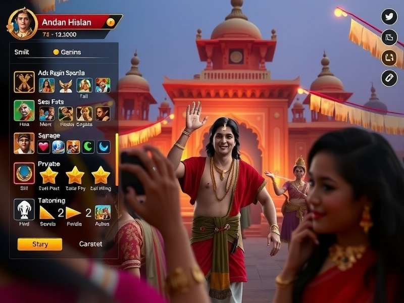 Character customization screen in Anise Imperial Odyssey